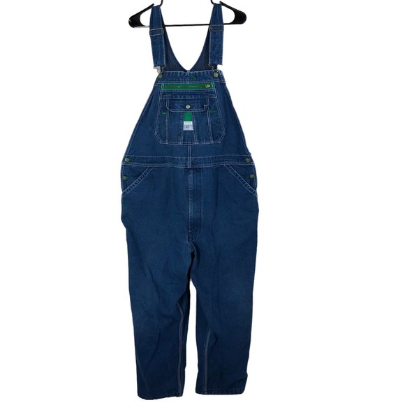 liberty Other Mens Large Sz 42x28 Liberty Overalls Wlime Green Trim